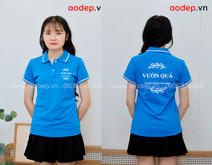 Áo phông Nhà hàng Vườn Quả | Ao phong dong phuc